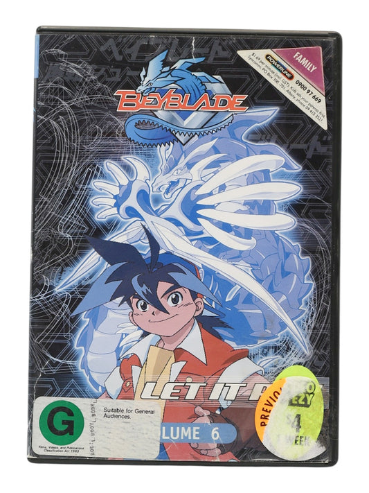 2001 Beyblade: Let It Rip! Volume 6 DVD