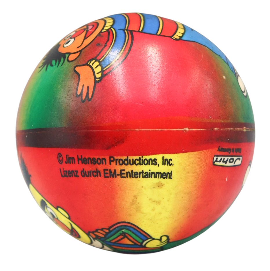 1998 Sesame Street Bert and Ernie Rubber Playground Ball