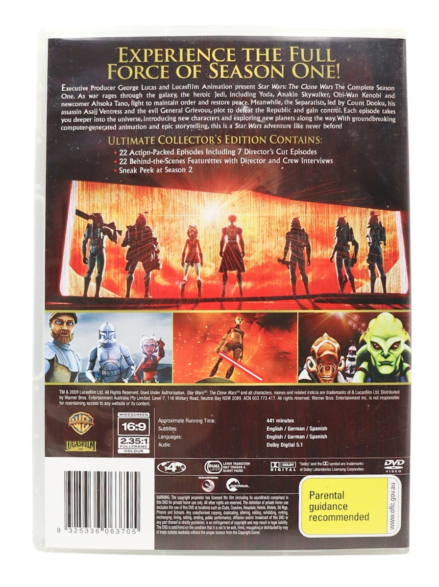 Star Wars: The Clone Wars - The Complete Season One DVD Set