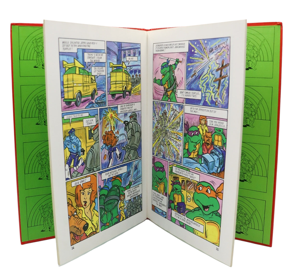 1990 Teenage Mutant Hero Turtles Annual Book