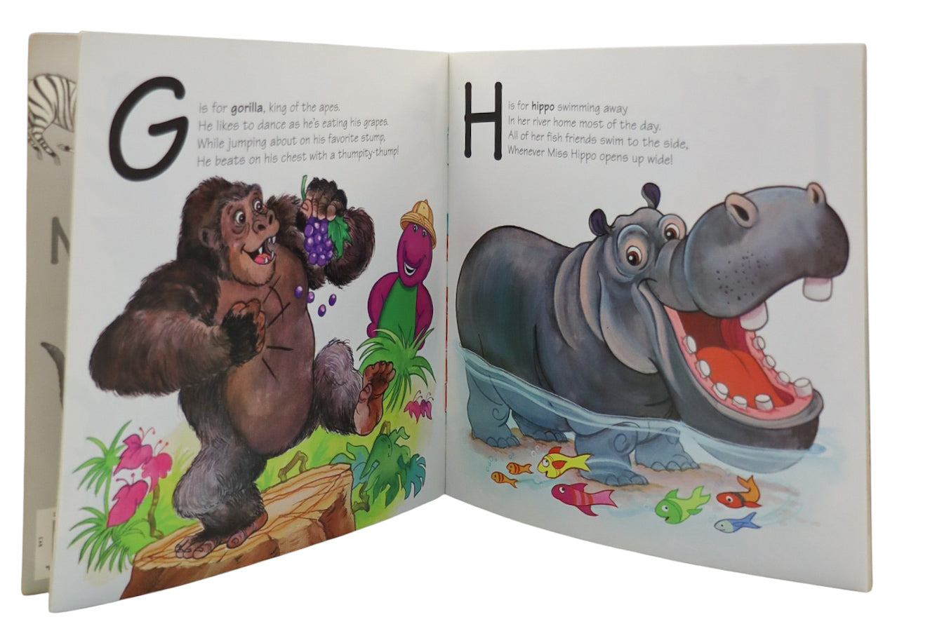 1999 Barney's ABC Animals! Book