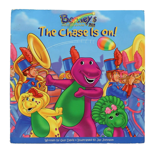 1999 Barney's The Chase Is On! Book