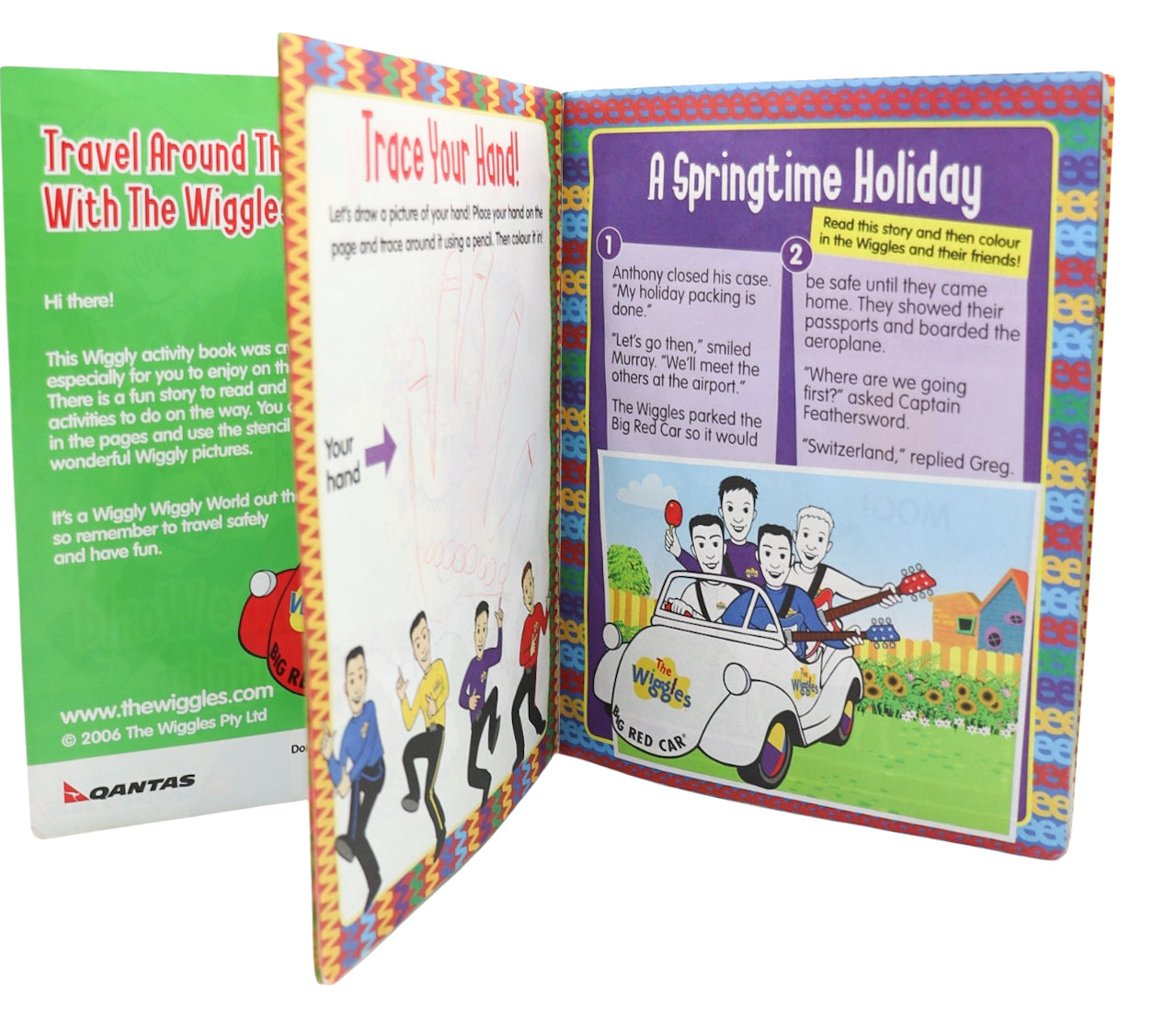 2006 The Wiggles: Travel Around The World With The Wiggles Activity Book