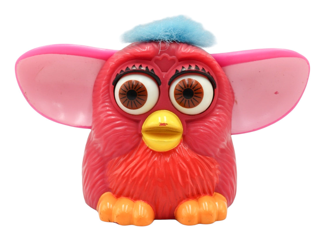 1999 Vintage McDonald's Happy Meal Toy Furby Red with Blue Hair