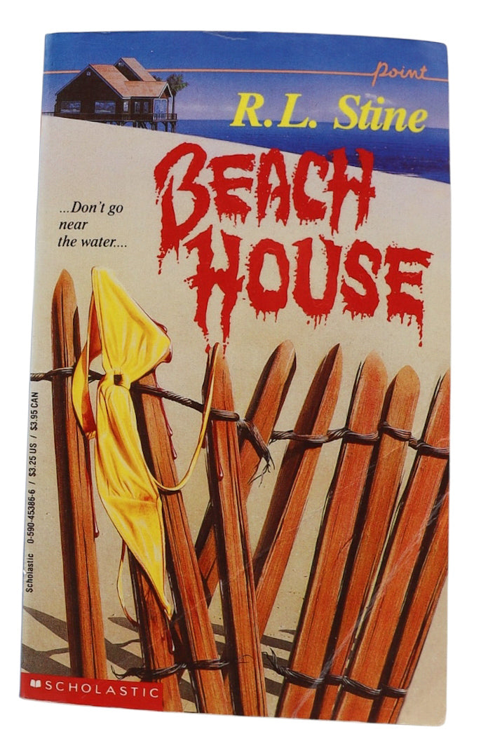 1992 R.L. Stine Beach House Scholastic Point Horror Paperback Book
