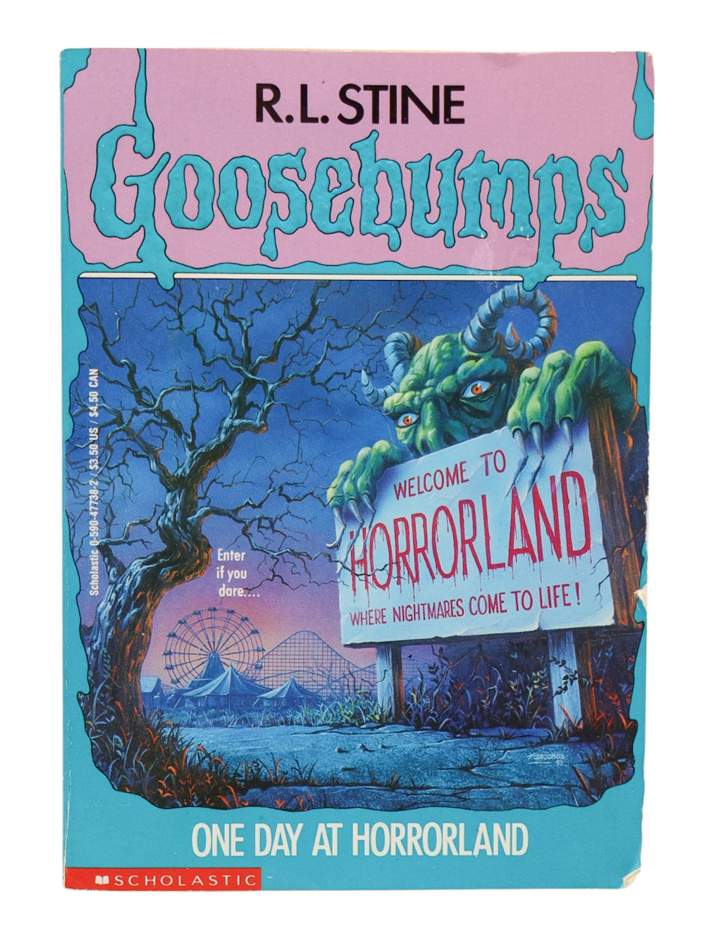 1994 Goosebumps #16: One Day at HorrorLand Book