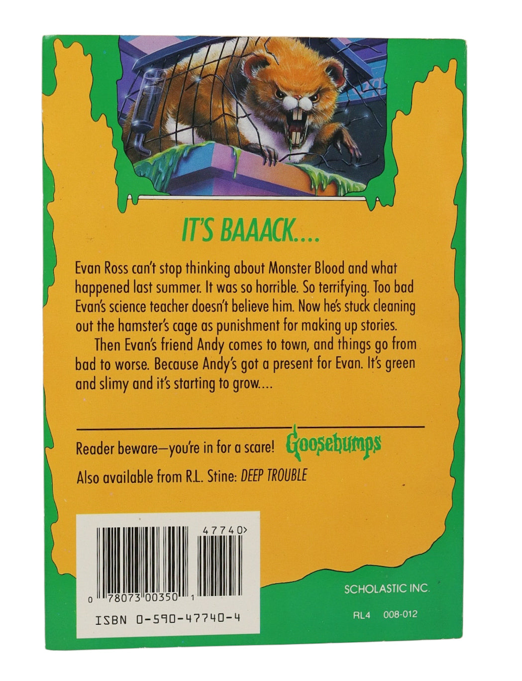 R.L Stine Goosebumps - Monster Blood II
