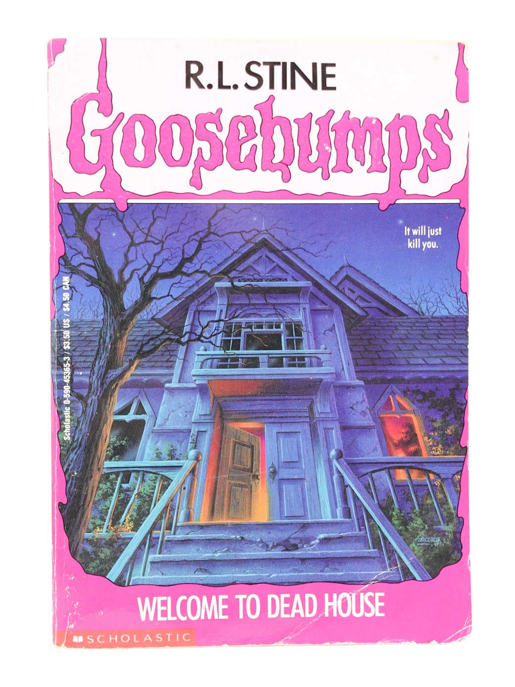 1992 Goosebumps #1: Welcome to Dead House Book