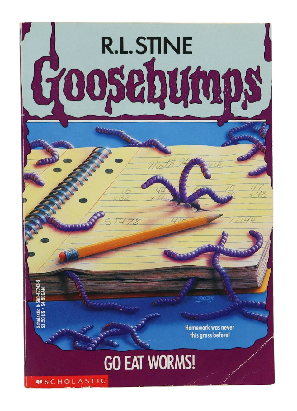 1994 Goosebumps #21: Go Eat Worms! Book