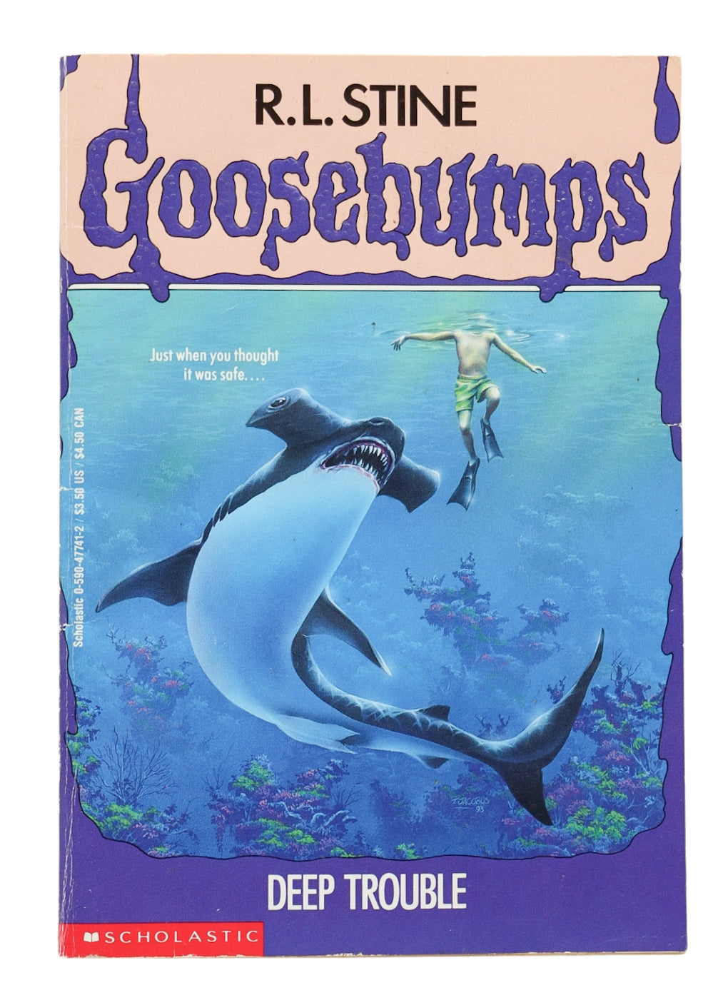 1994 Goosebumps: Deep Trouble Book