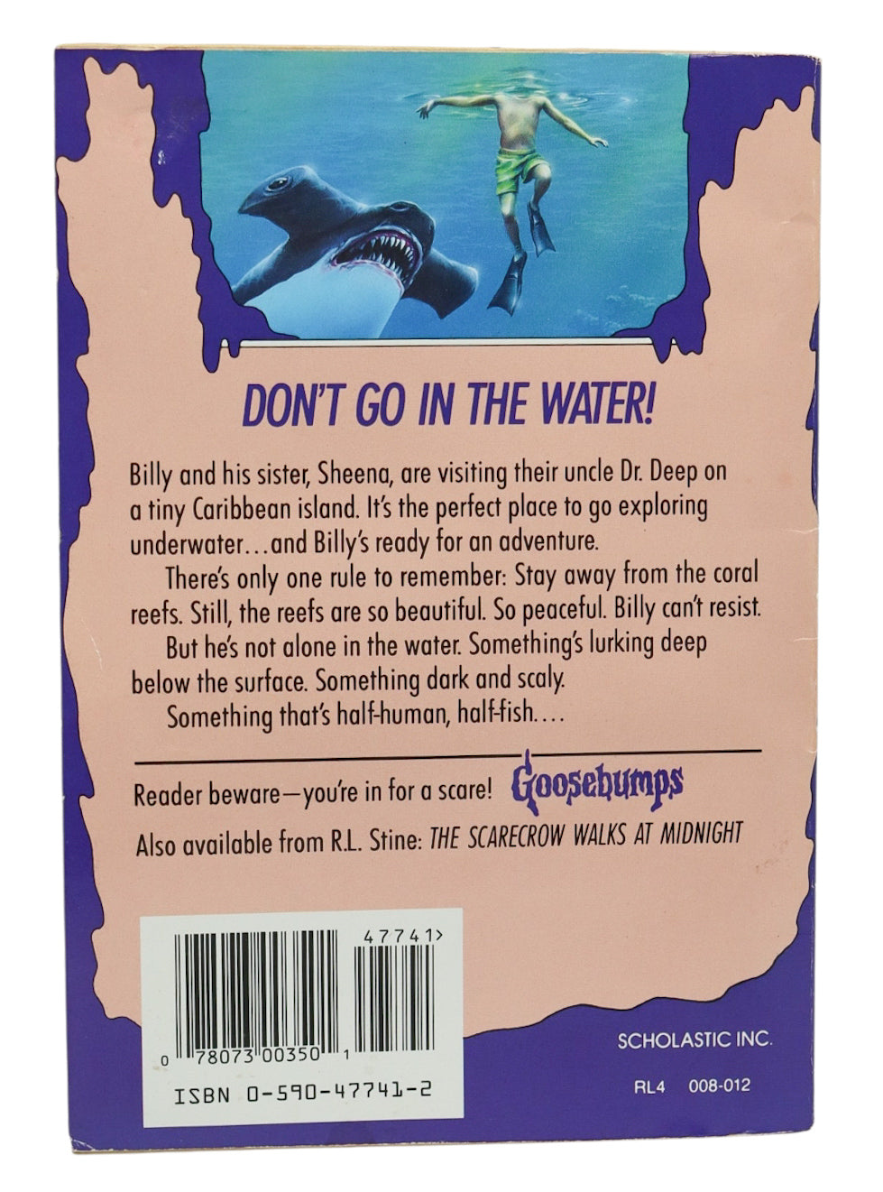 1994 Goosebumps: Deep Trouble Book