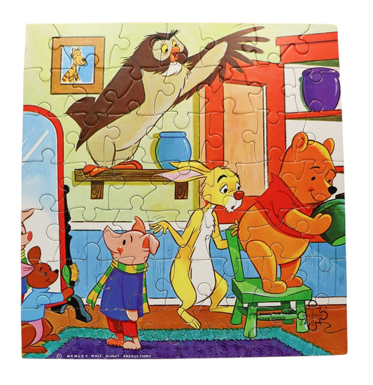 1975 Vintage Disney Winnie the Pooh and Friends Jigsaw Puzzle