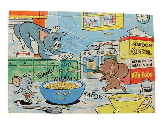1971 Whitman Tom and Jerry Frame Tray Puzzle #4557