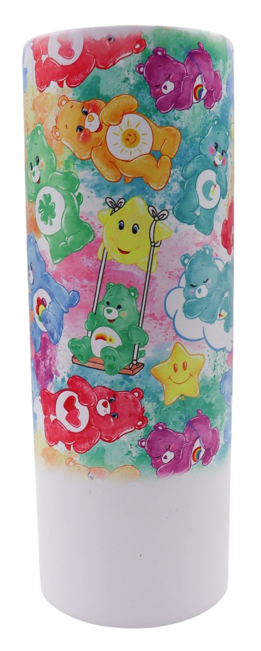Modern Care Bears Rainbow 20oz Stainless Steel Skinny Tumbler