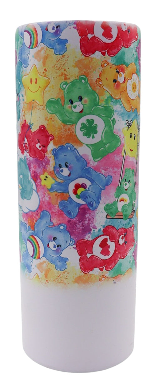 Modern Care Bears Rainbow 20oz Stainless Steel Skinny Tumbler