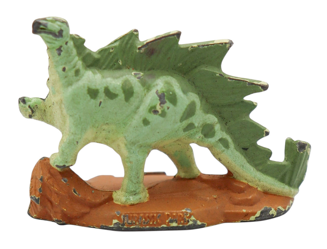 1993 Jurassic Park Amblin Diecast Metal Stegosaurus Figurine Toy
