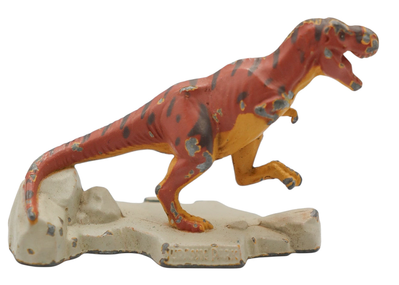 1993 Kenner Jurassic Park Die-Cast Metal Tyrannosaurus Rex Dinosaur Mini Figure Vintage