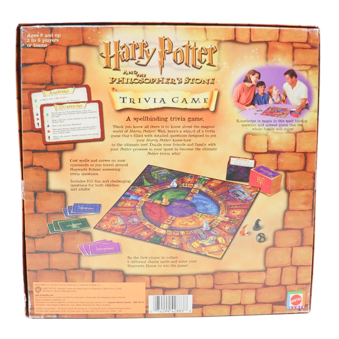 2000 Harry Potter and the Philosopher's Stone Trivia Game