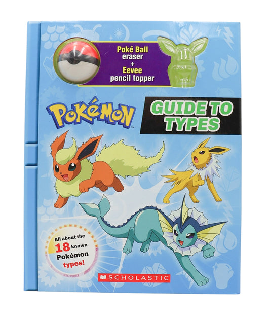 2022 Pokémon: Guide to Types (Battle Box) with Poké Ball Eraser