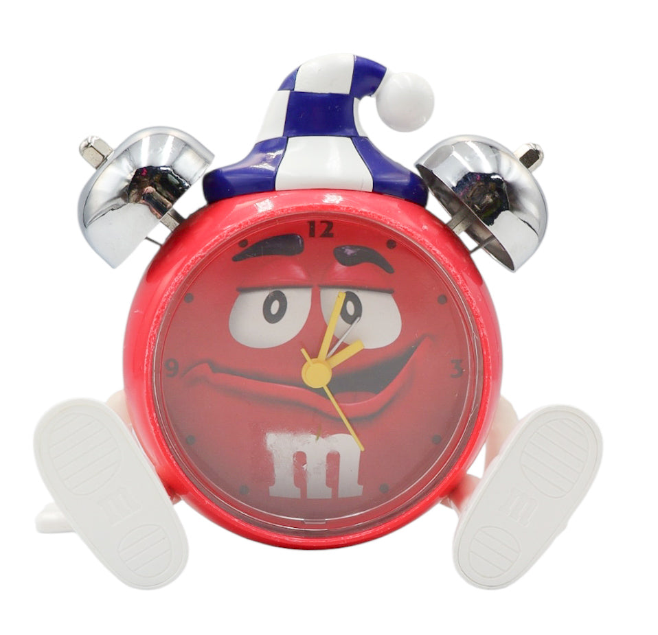 2000 M&M's Red Character Retro Style Collectible Animated Alarm Clock Model 121110