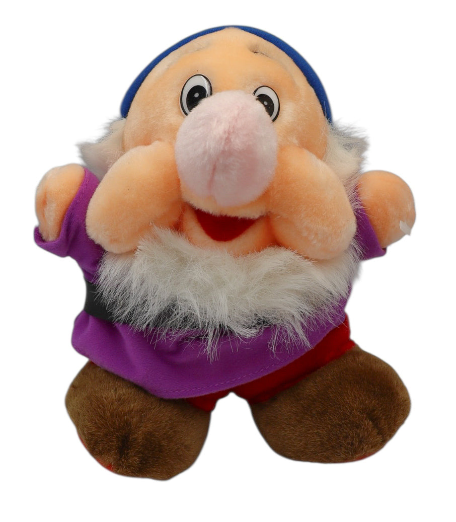1990s Vintage Disney Seven Dwarfs Plushies 6/7 Incomplete Set