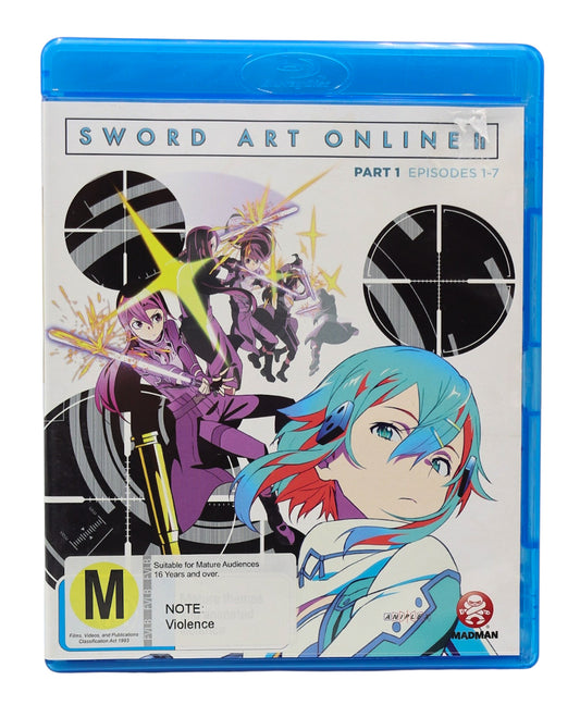 2014 Sword Art Online II Part 1 Episodes 1-7 DVD