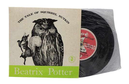 1960 The Tale of Squirrel Nutkin - Beatrix Potter - New Zealand 45 RPM 7" Vinyl Record EP (Record Guild of New Zealand)