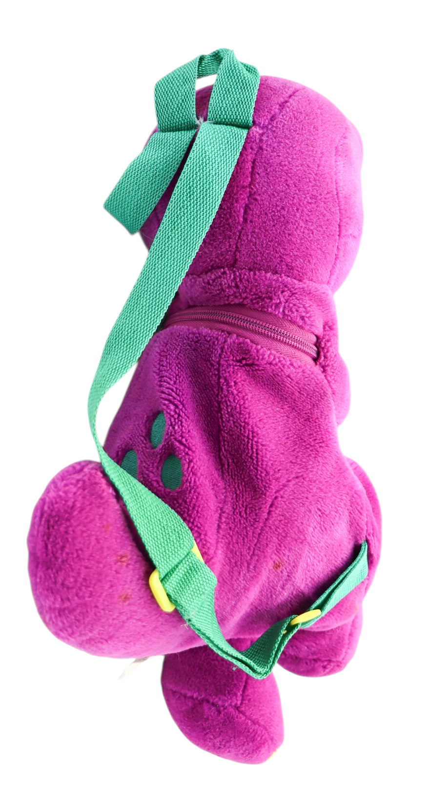 1992 Lyons Group Barney the Dinosaur Plush Backpack