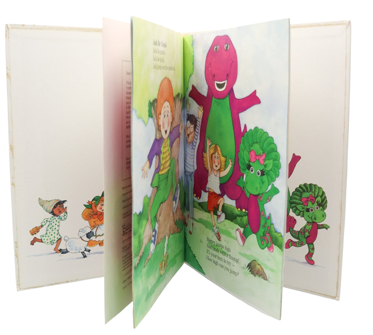 1993 Barney's Favorite Mother Goose Rhymes Book