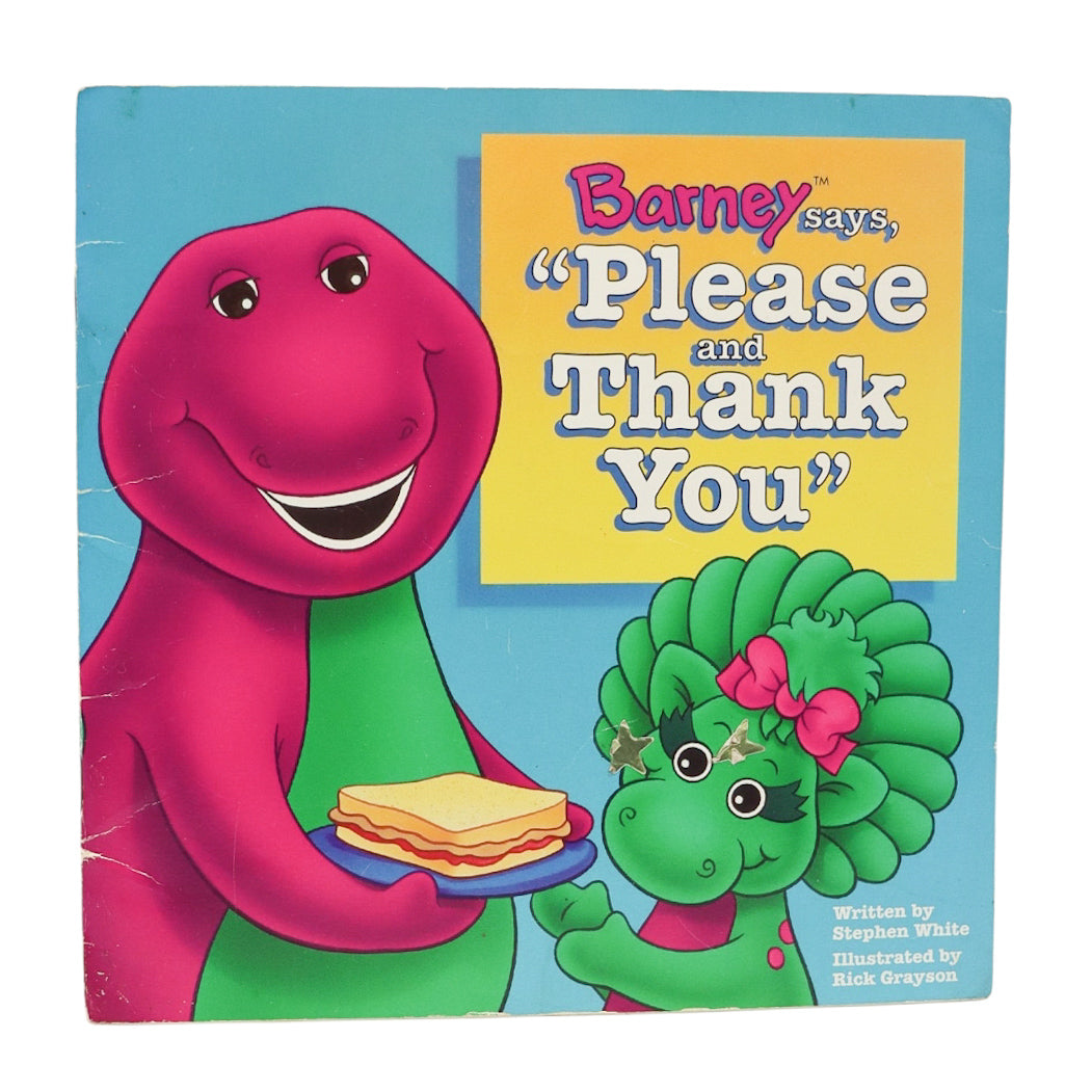 1994 Barney Says, "Please and Thank You" Book