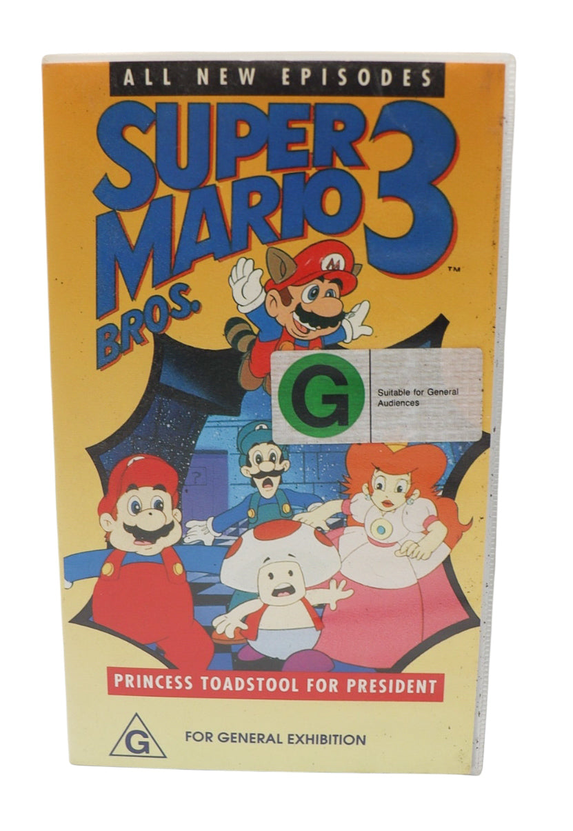 1993 Super Mario Bros. 3: Princess Toadstool for President VHS