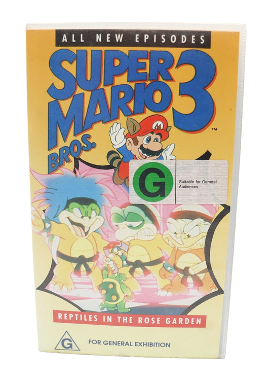1993 Super Mario Bros. 3: Reptiles in the Rose Garden VHS