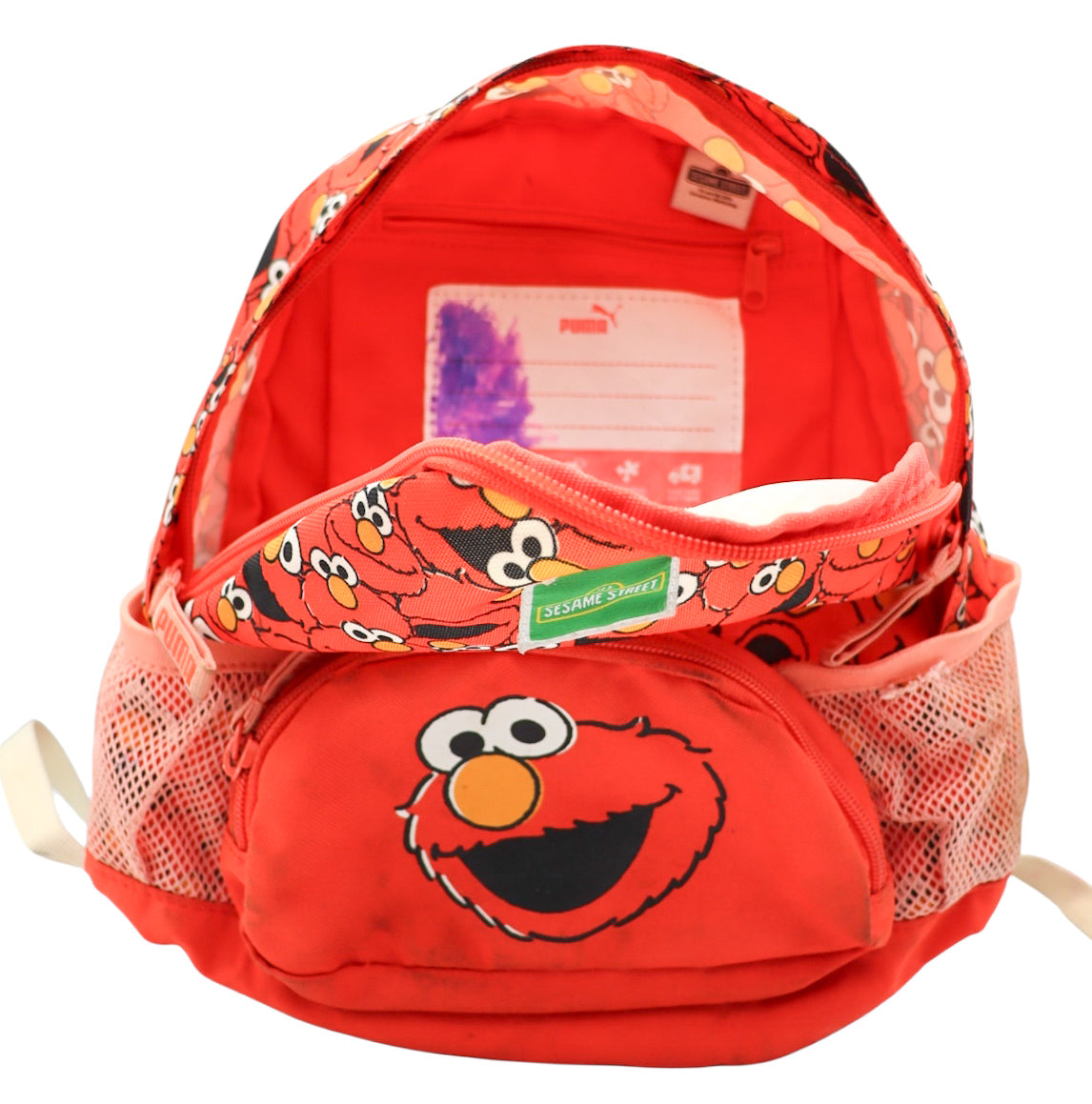 2016 Puma x Sesame Street Elmo Kids Mini Backpack (Grenadine Red)