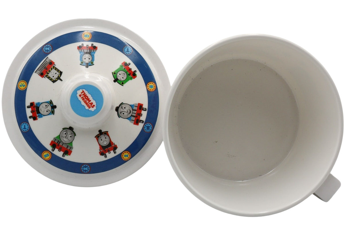 2019 Vintage Thomas the Tank Engine Kids Small Handled Soup Bowl with Matching Lid