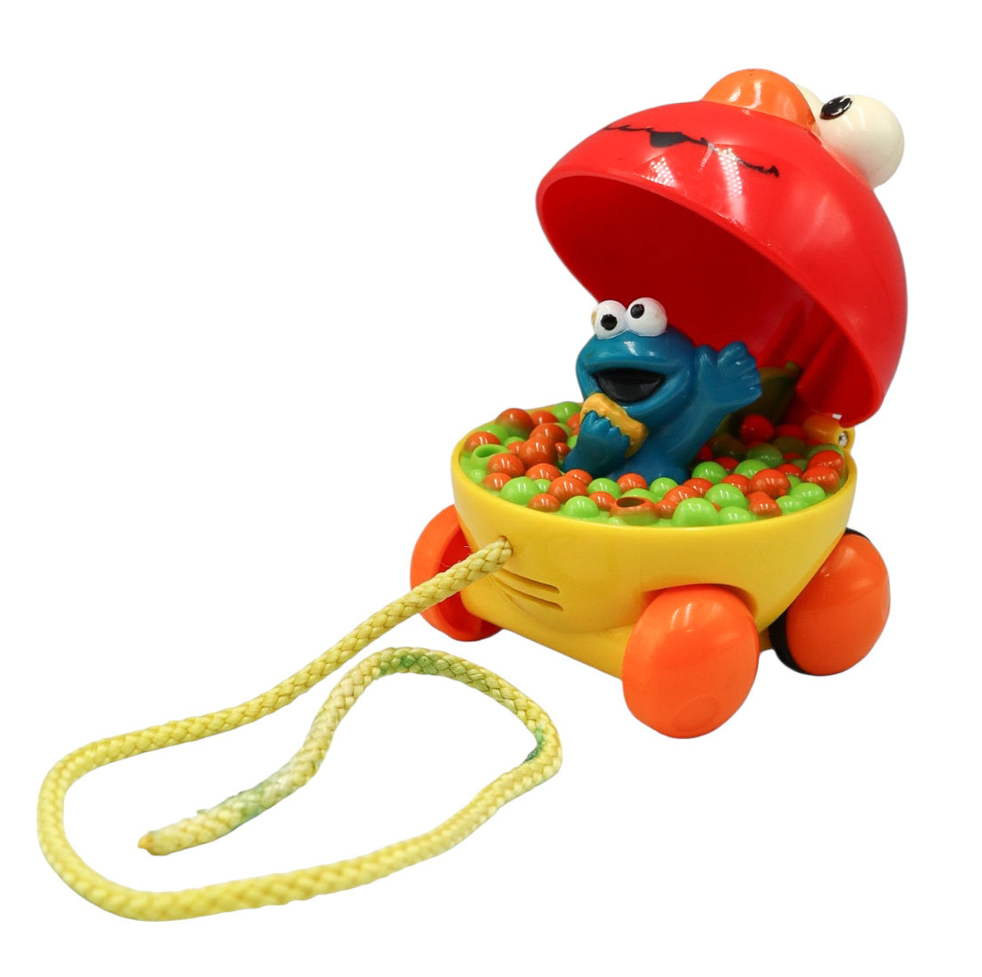 2003 Fisher-Price Sesame Street Elmo Pull-Along Talking Toy