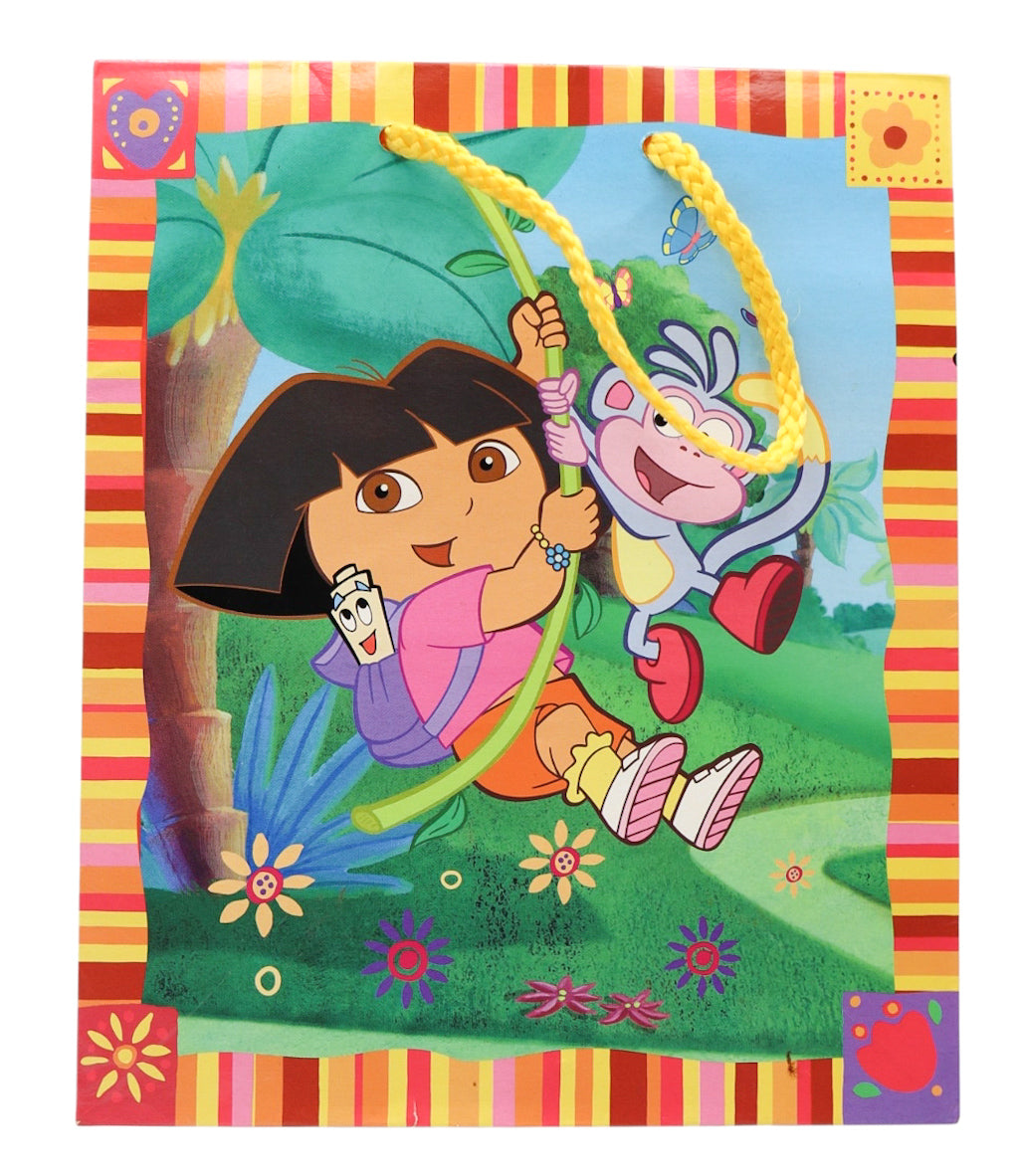 2003 Nickelodeon Dora the Explorer and Boots "Swinging on a Vine" Birthday Party Gift Bag