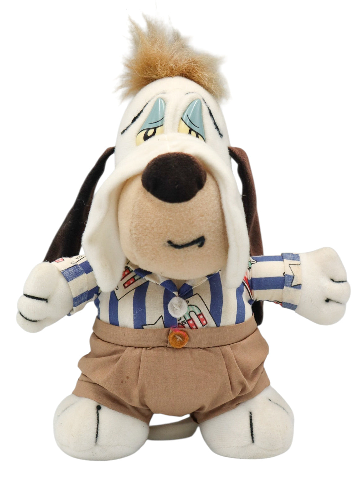 1990 Hanna Barbera Applause Droopy Dog Plush "I'm So Happy" Plush