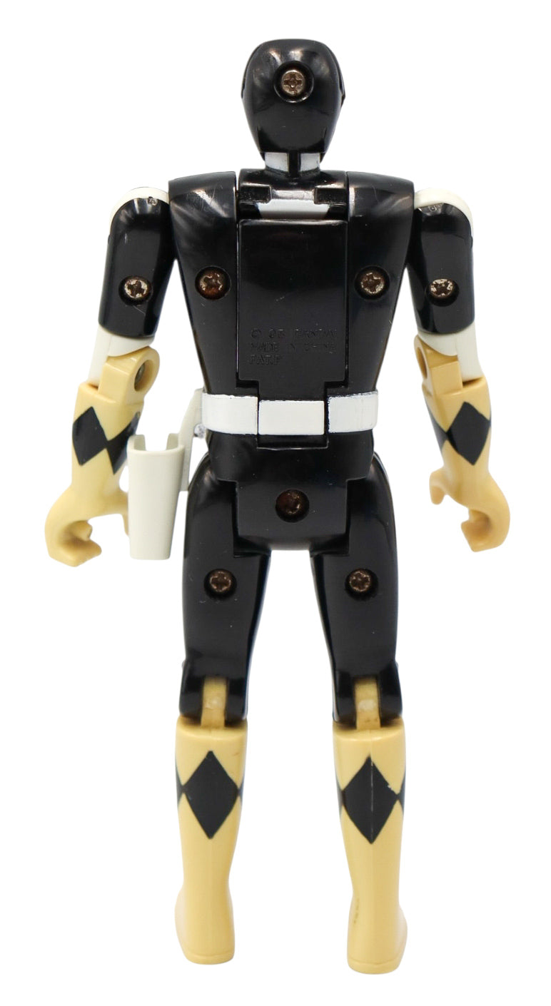 1993 Mighty Morphin Power Rangers Bandai Auto Morphin Black Ranger Action Figure