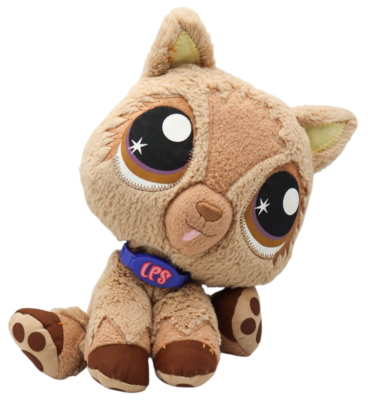 2008 Hasbro Littlest Pet Shop VIP Plush Tan German Shepherd Dog