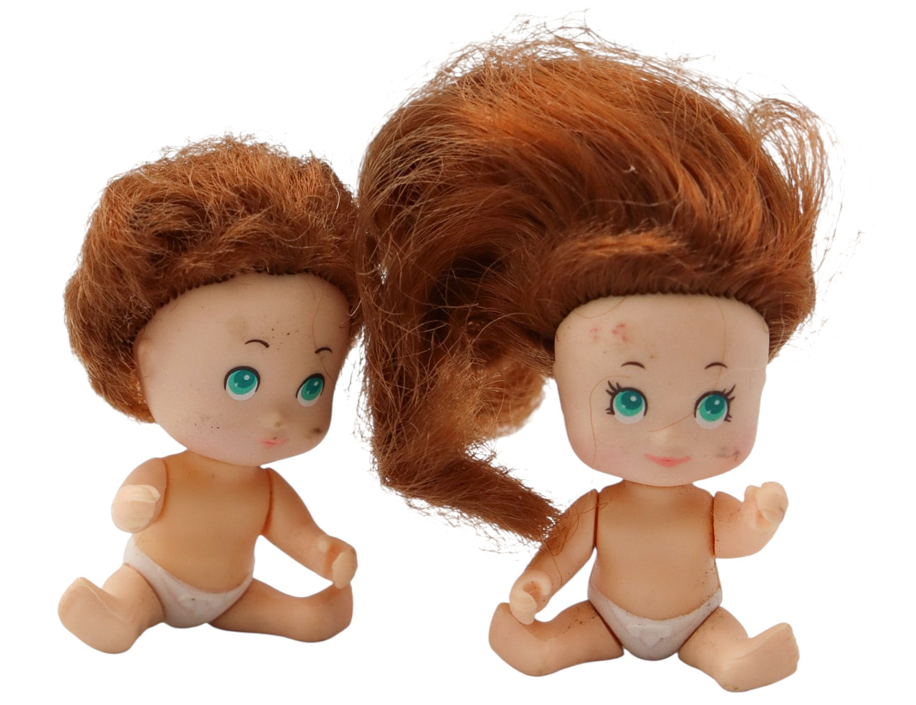 1990 Tyco Quints Red Hair Baby Dolls