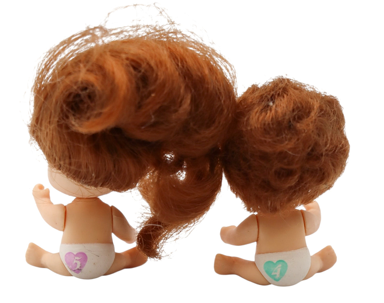 1990 Tyco Quints Red Hair Baby Dolls