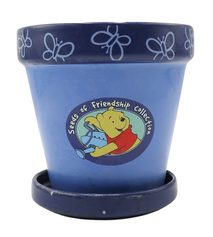 2001 Vintage BP Promo Disney Winnie the Pooh Terracotta Flower Pot