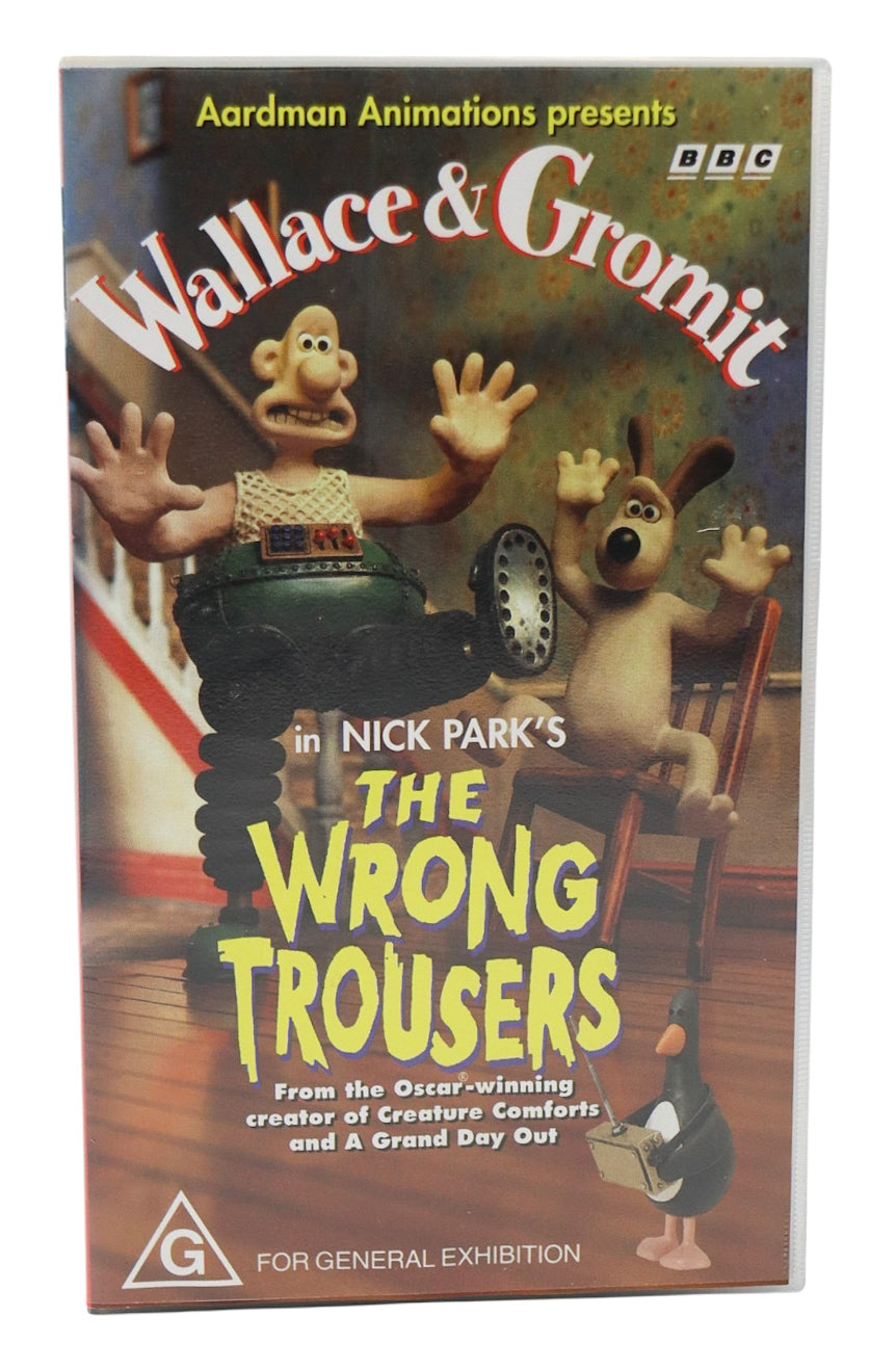 1993 Wallace & Gromit: The Wrong Trousers VHS Tape