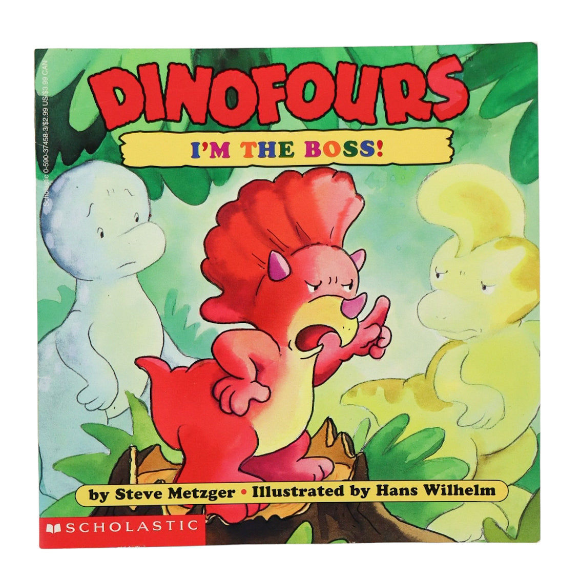 1998 Dinofours: I'm the Boss! Book