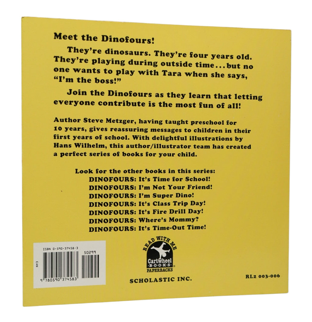 1998 Dinofours: I'm the Boss! Book