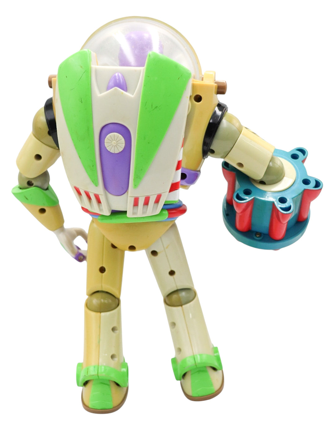 2001 Hasbro Toy Story Deluxe Buzz Lightyear Canon & Jet Pack Action Figure