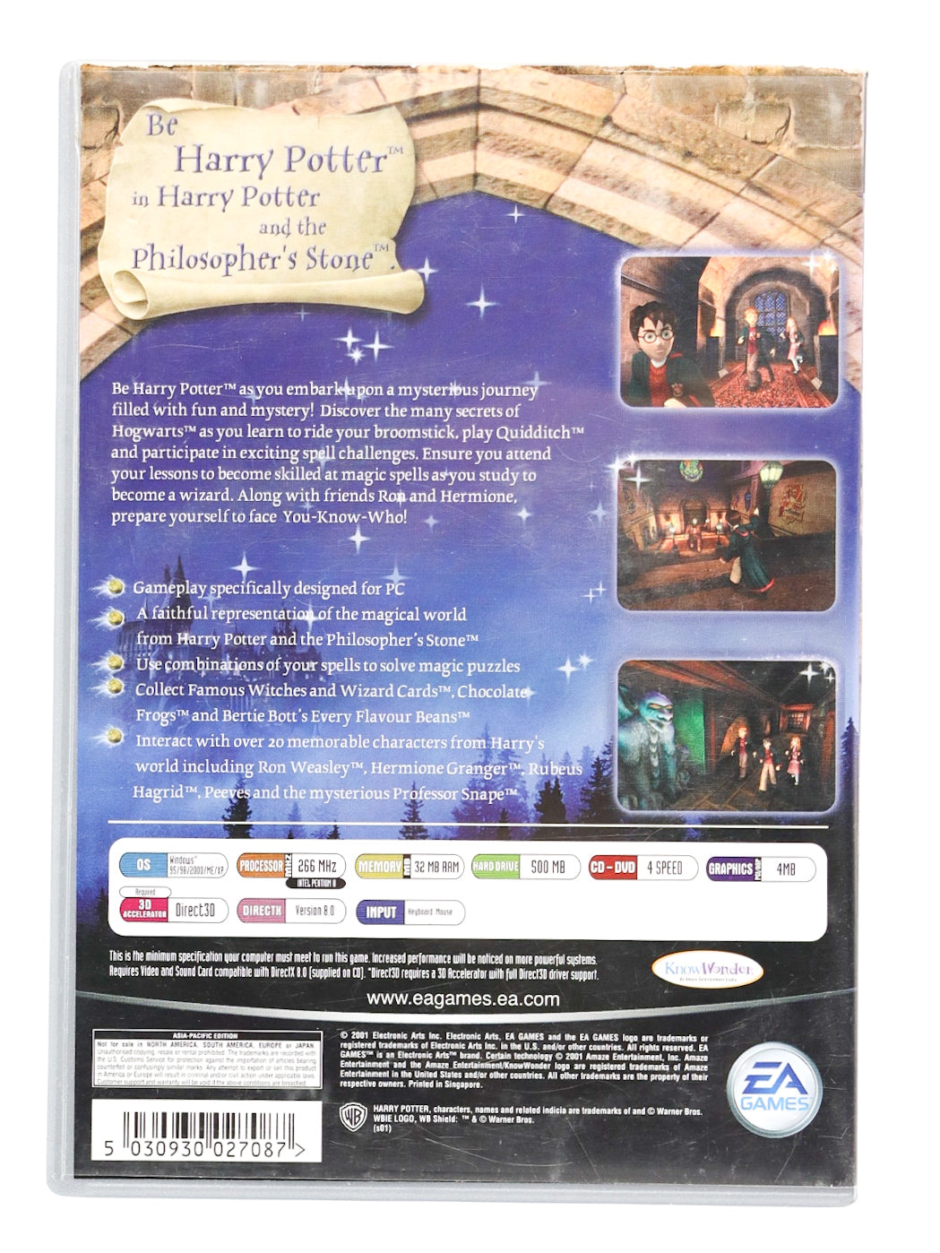 2001 - Harry Potter and the Philosopher's Stone (PC Game)