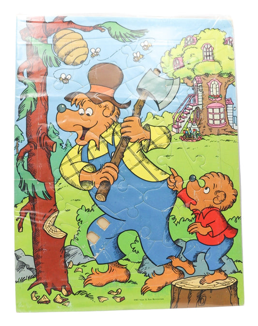 1985 Vintage Berenstain Bears Frame Tray Puzzle