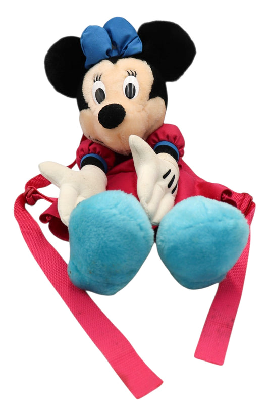 1990s Vintage Disney Mickey's Stuff for Kids Minnie Mouse Plush Backpack