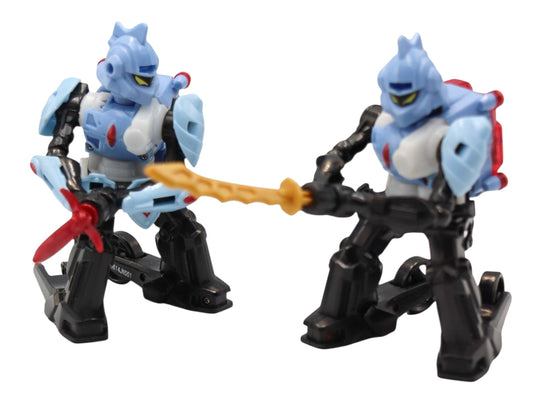 2014 TOMY Battroborg Warrior Knight vs Viking Battle Arena Motion-Controlled Robot Figures